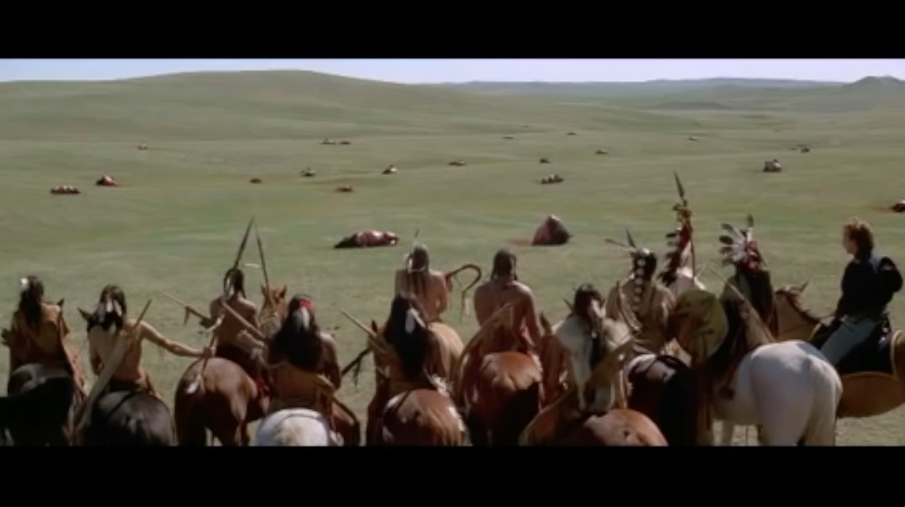Dances with Wolves: Buffalo Hunt Scene